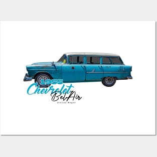 1955 Chevrolet BelAir Station Wagon Posters and Art